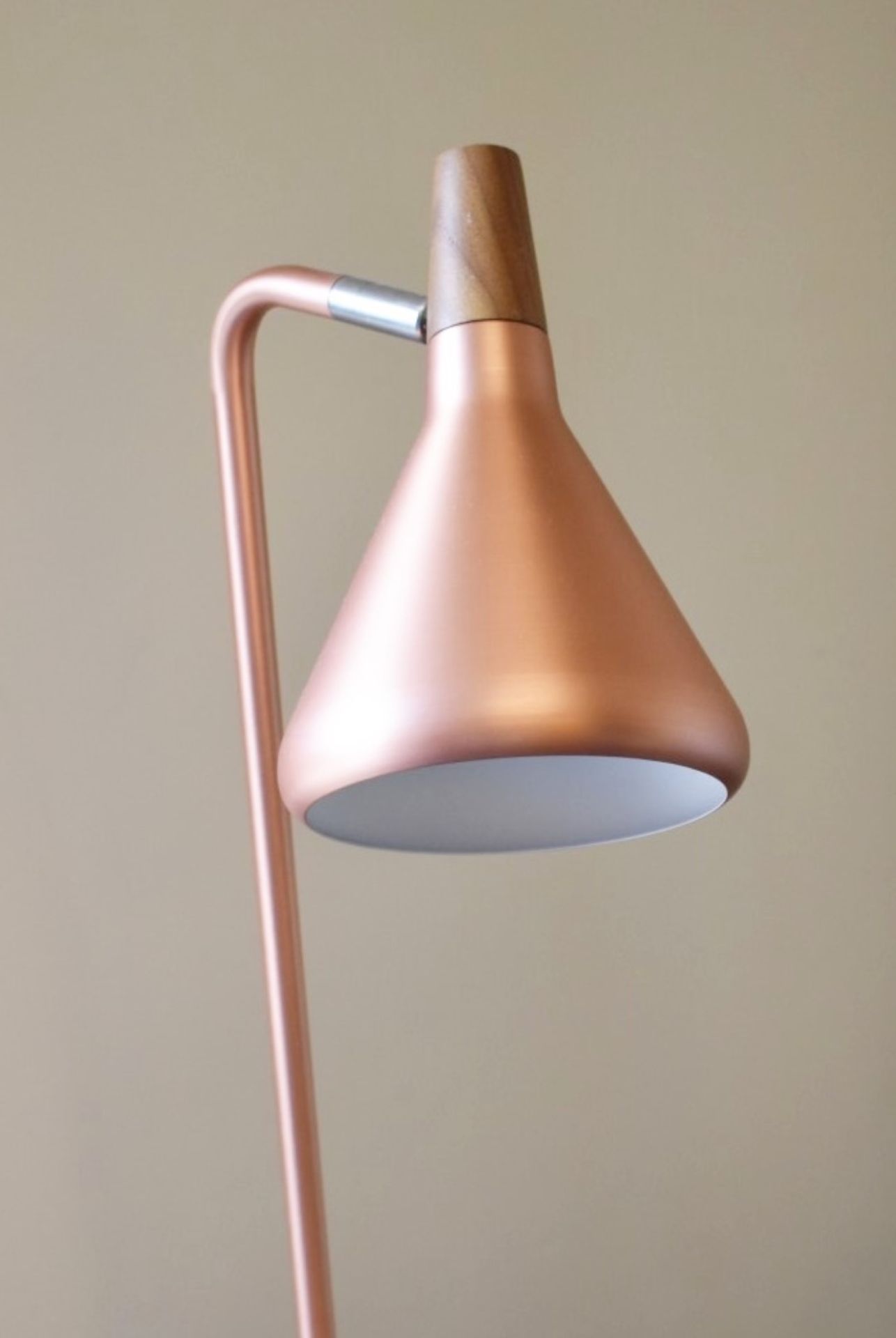 1 x Nordlux Float GU10 Table Lamp in Copper - Height 62 cm - Image 3 of 9