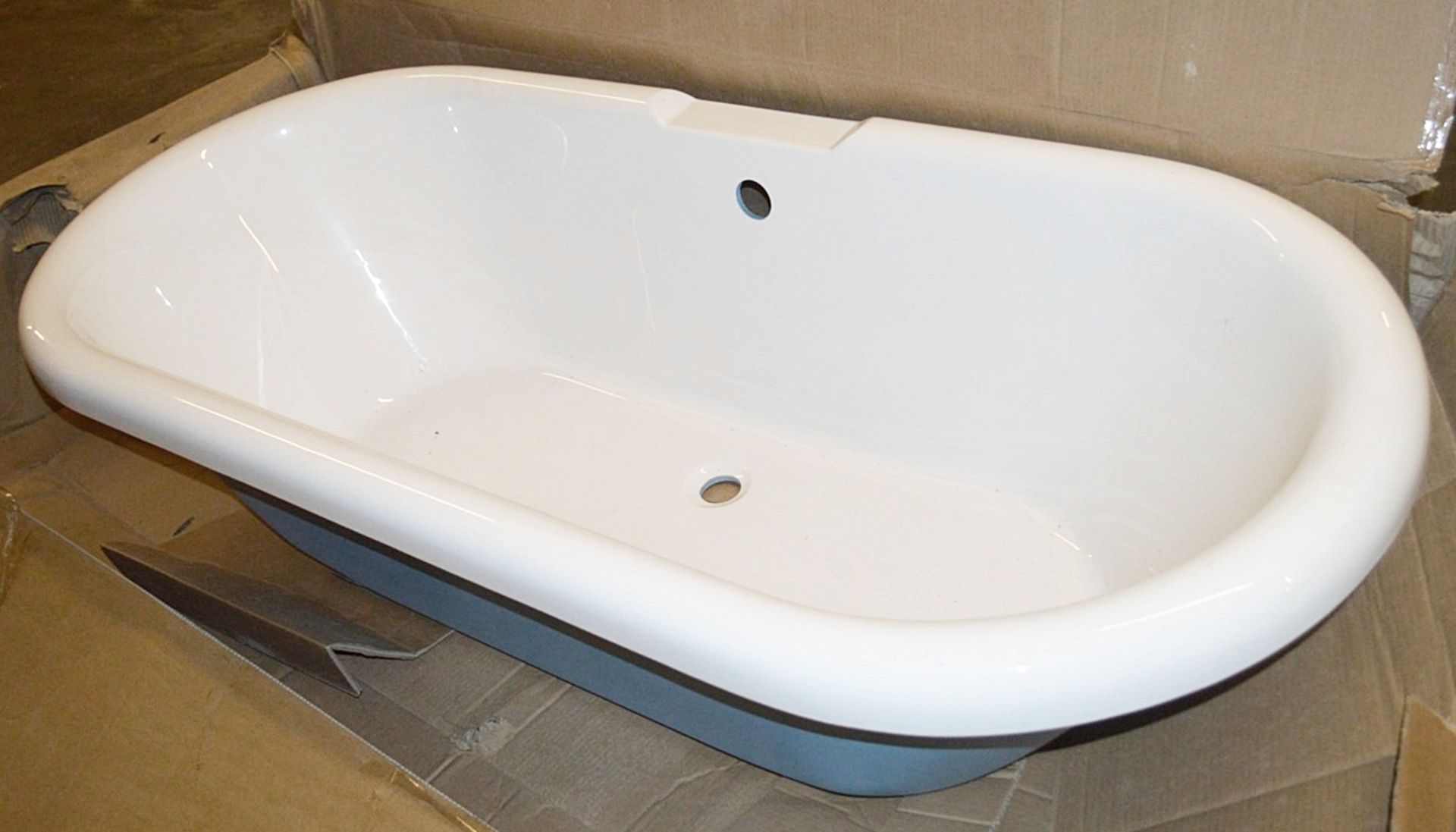 1 x OTTOWA Roll Top Freestanding Acrylic Bath - Dimensions: 170 x 79 x H48cm - Unused Stock - Ref: M - Bild 4 aus 6