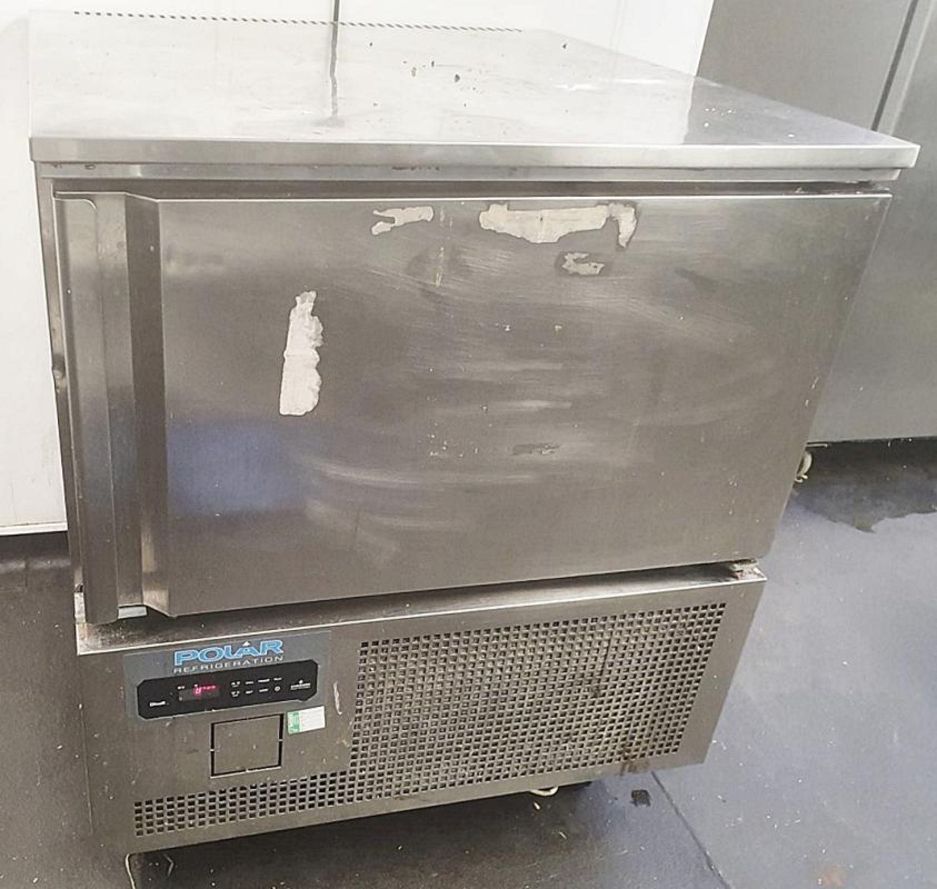 1 x POLAR DN492 Stainless Steel Blast Chiller Shock Freezer - Dimensions: H945 x W800 x D815mm - Rec