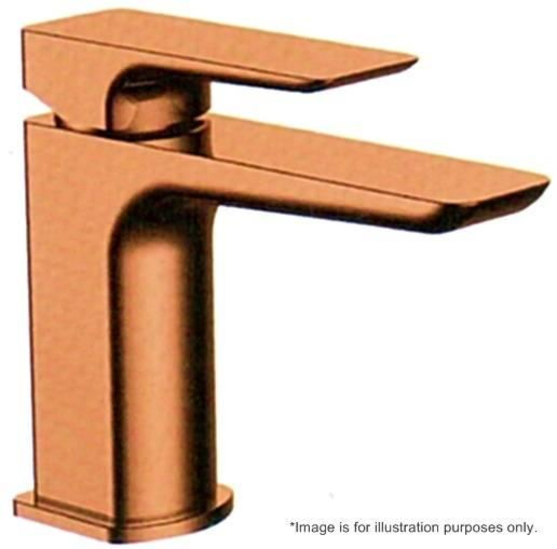 1 x Utopia Bathrooms Divine Basin Monobloc Mixer - Luxury Brassware With An Elegant Copper Finish -