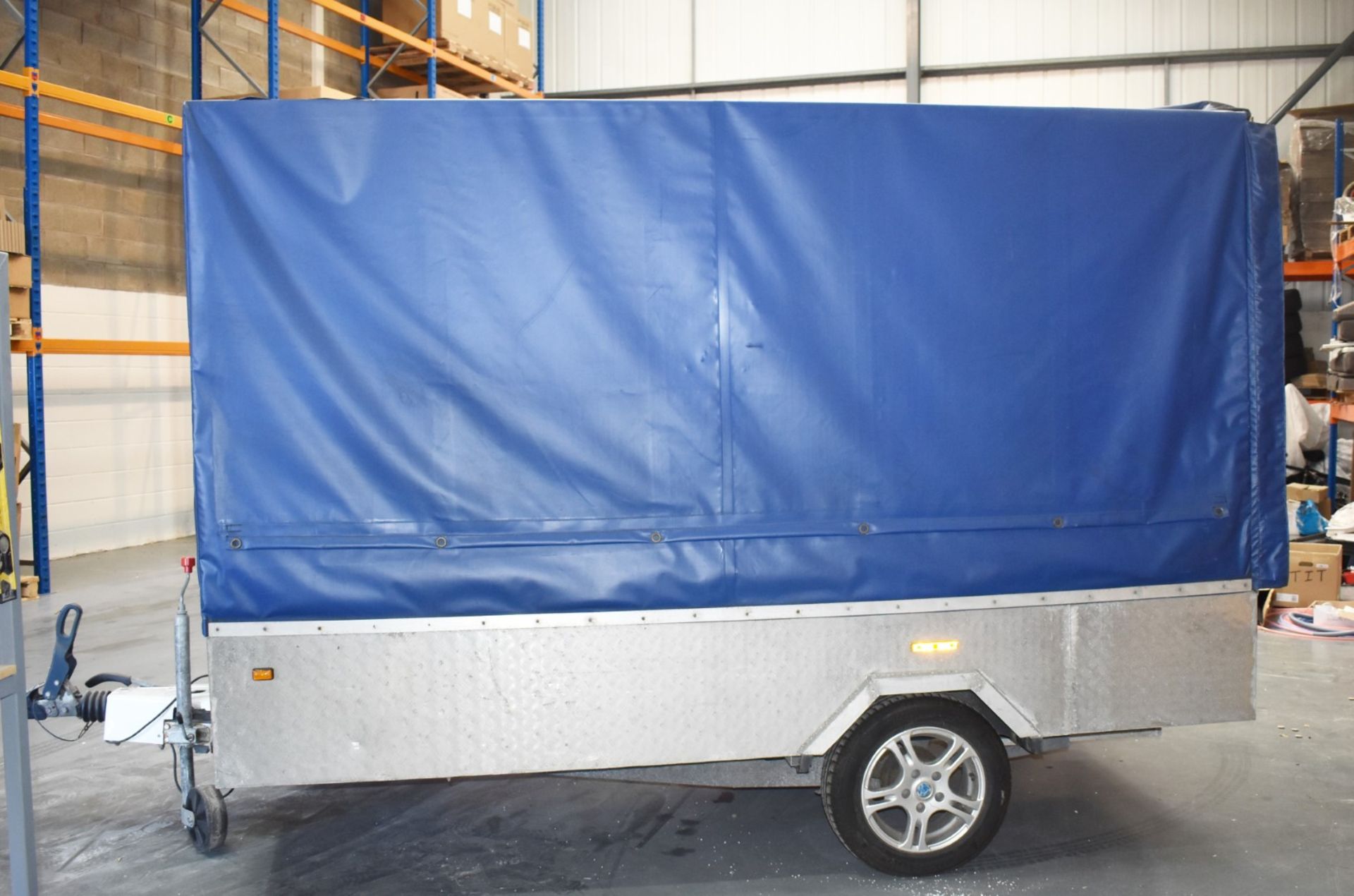1 x Customised 10x6ft Tow Trailer With Aluminium Frame Enclosure and Heavy Duty Cover, BP WS3000 - Image 7 of 13