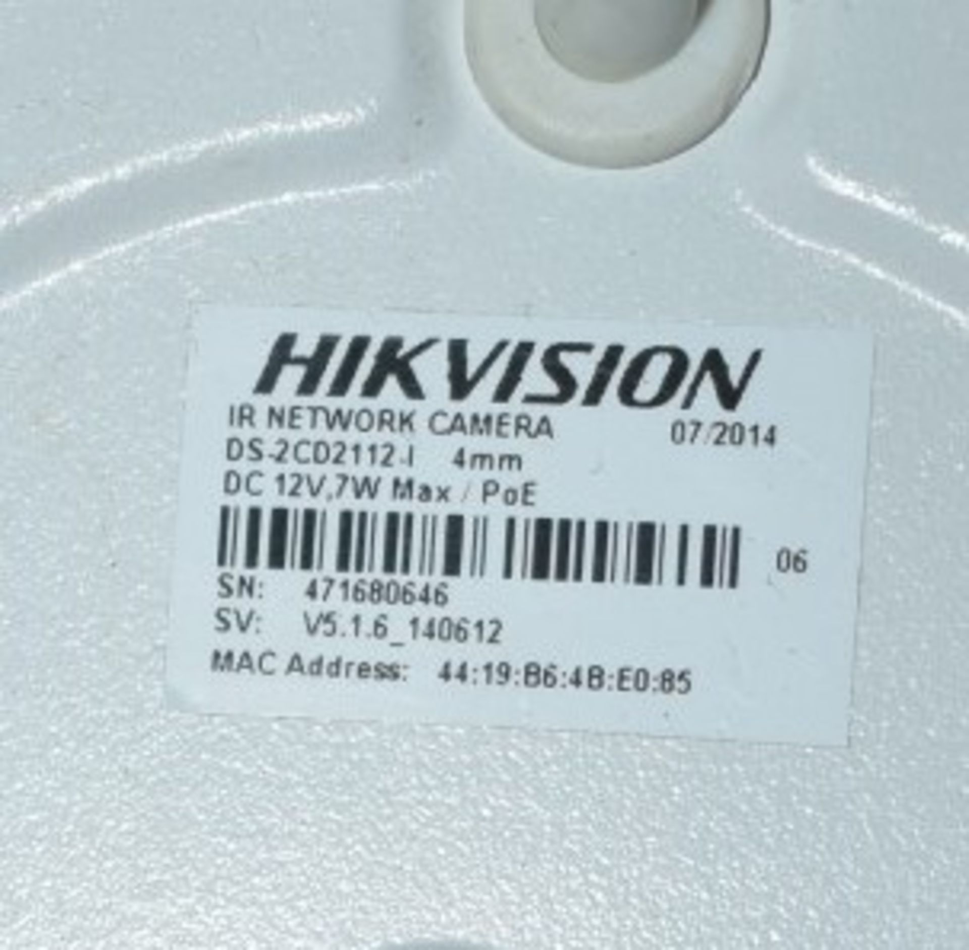 1 x Hikvision Digital CCTV 8 Channel Video Recorder With 7 x Infra Red Network Cameras - Image 9 of 9