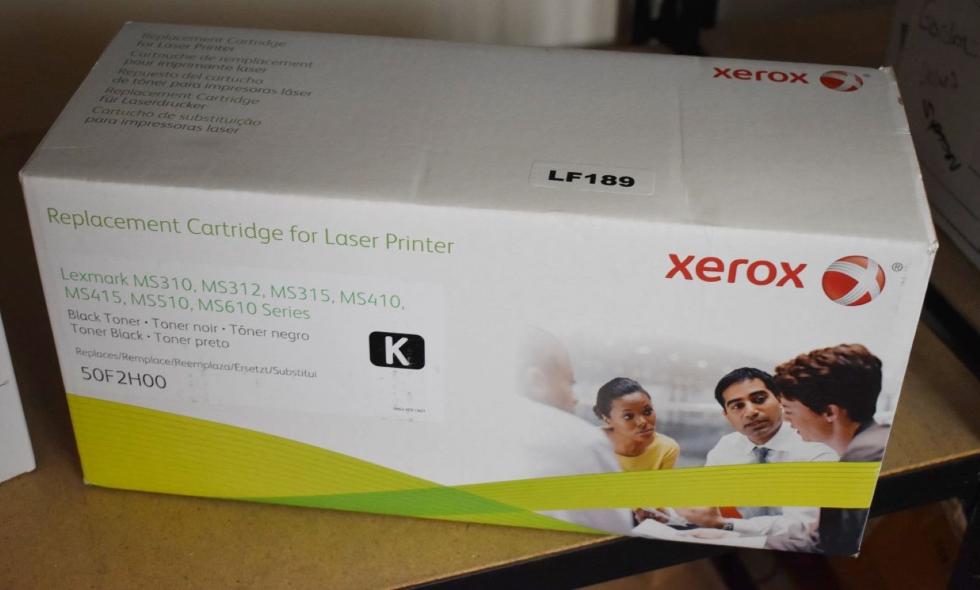 1 x Xerox 50F2H00 Black Toner Cartridge For Lexmark Laser Printers - New and Boxed