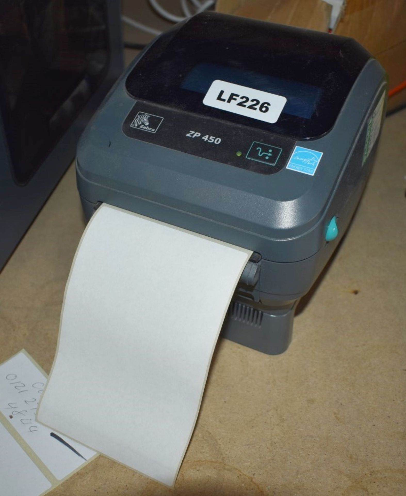 1 x Zebra ZP450 Thermal Laser Printer - Includes Cables - Image 2 of 3