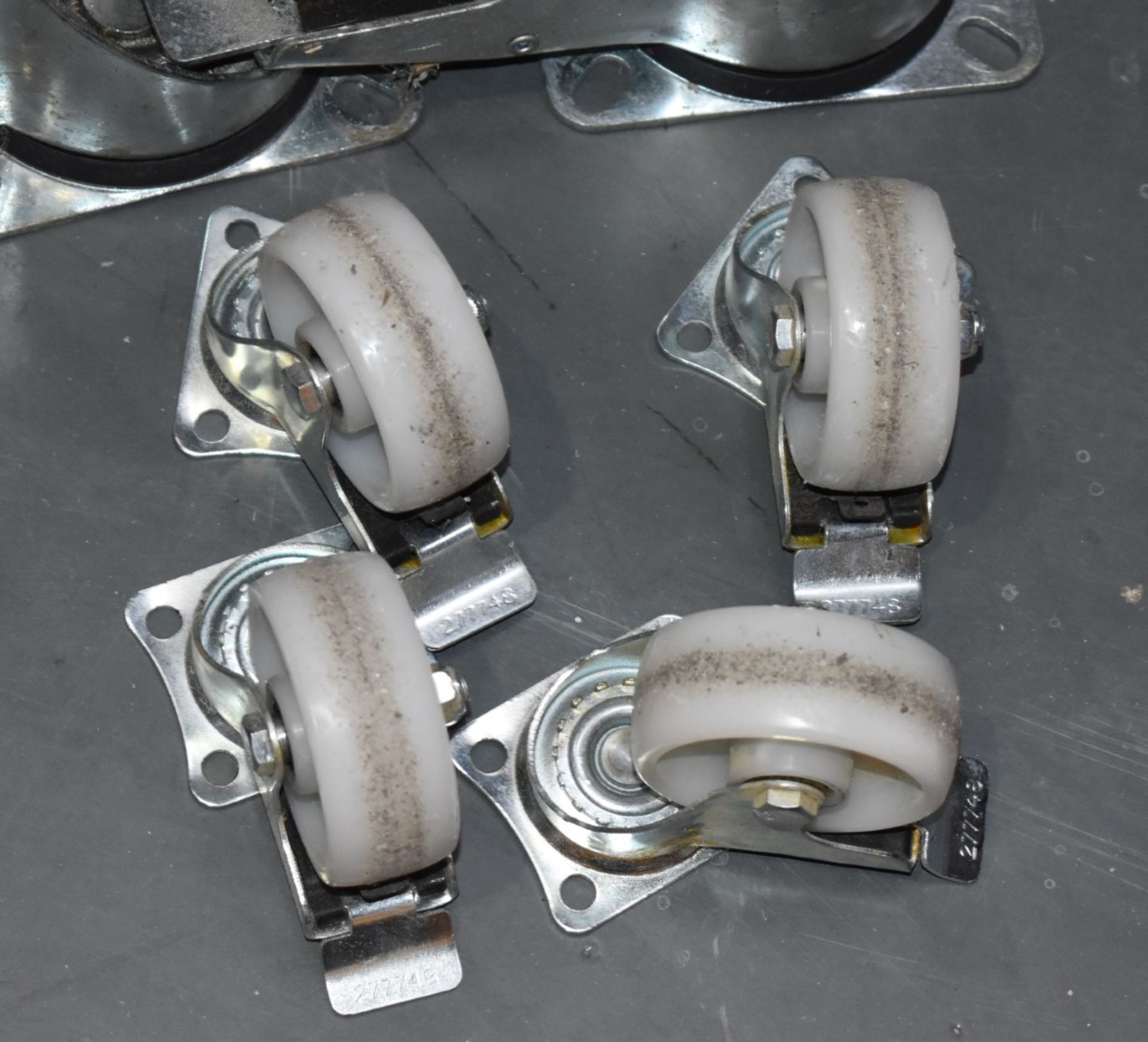 3 x Sets of Heavy Duty Transport Castor Wheels - Includes 2 x Used and 1 x New Set -  Ref 380 - - Image 3 of 6