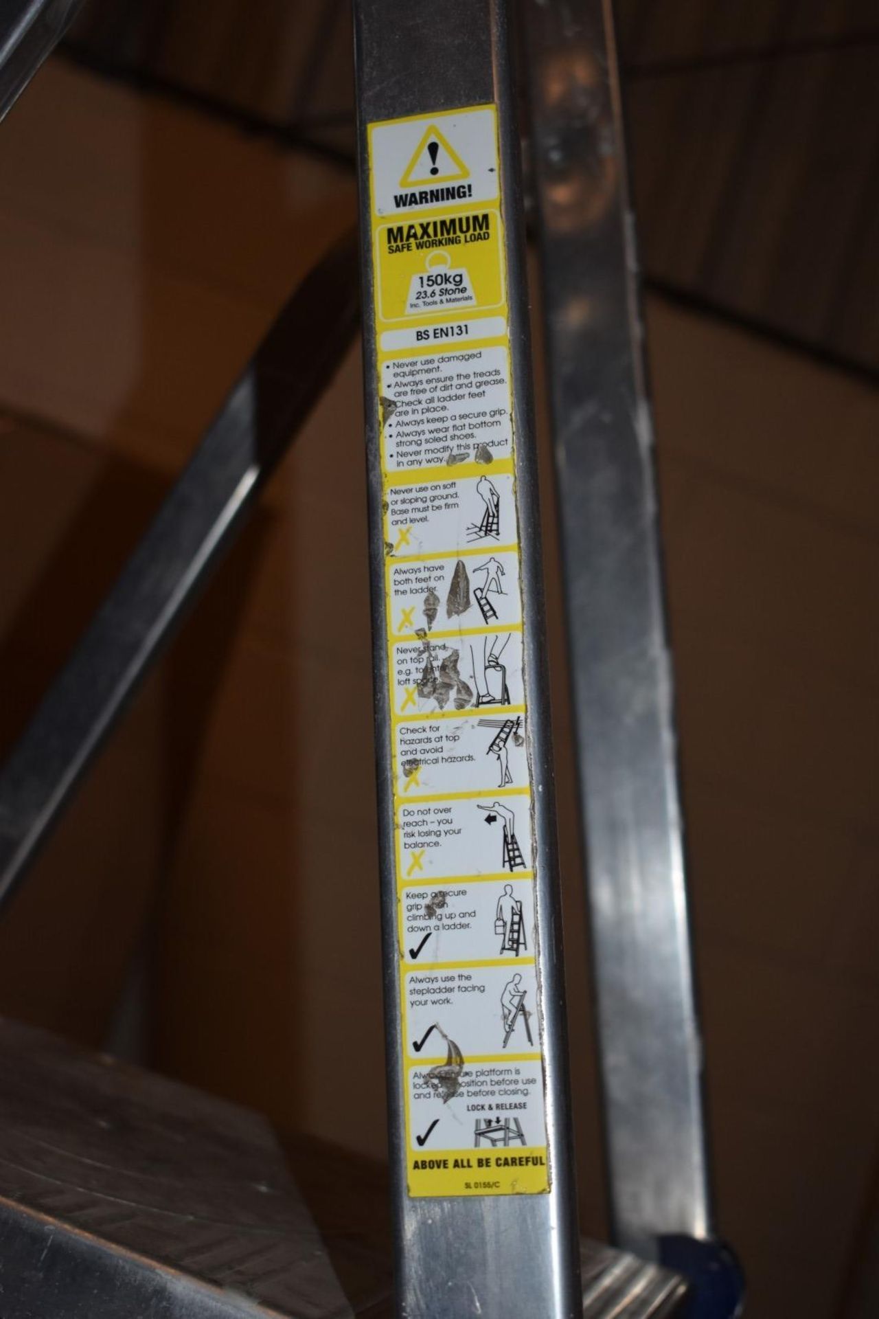 1 x Set of 7 Tread Work Ladders With 150kg Max Capacity - Bild 2 aus 4