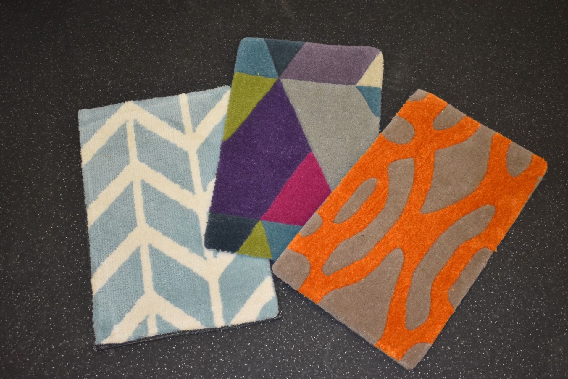 3 x Contemporary Carpet Door Mats - Ref GF - CL530 - Location: Leicestershire, LE12 Lift out charge: