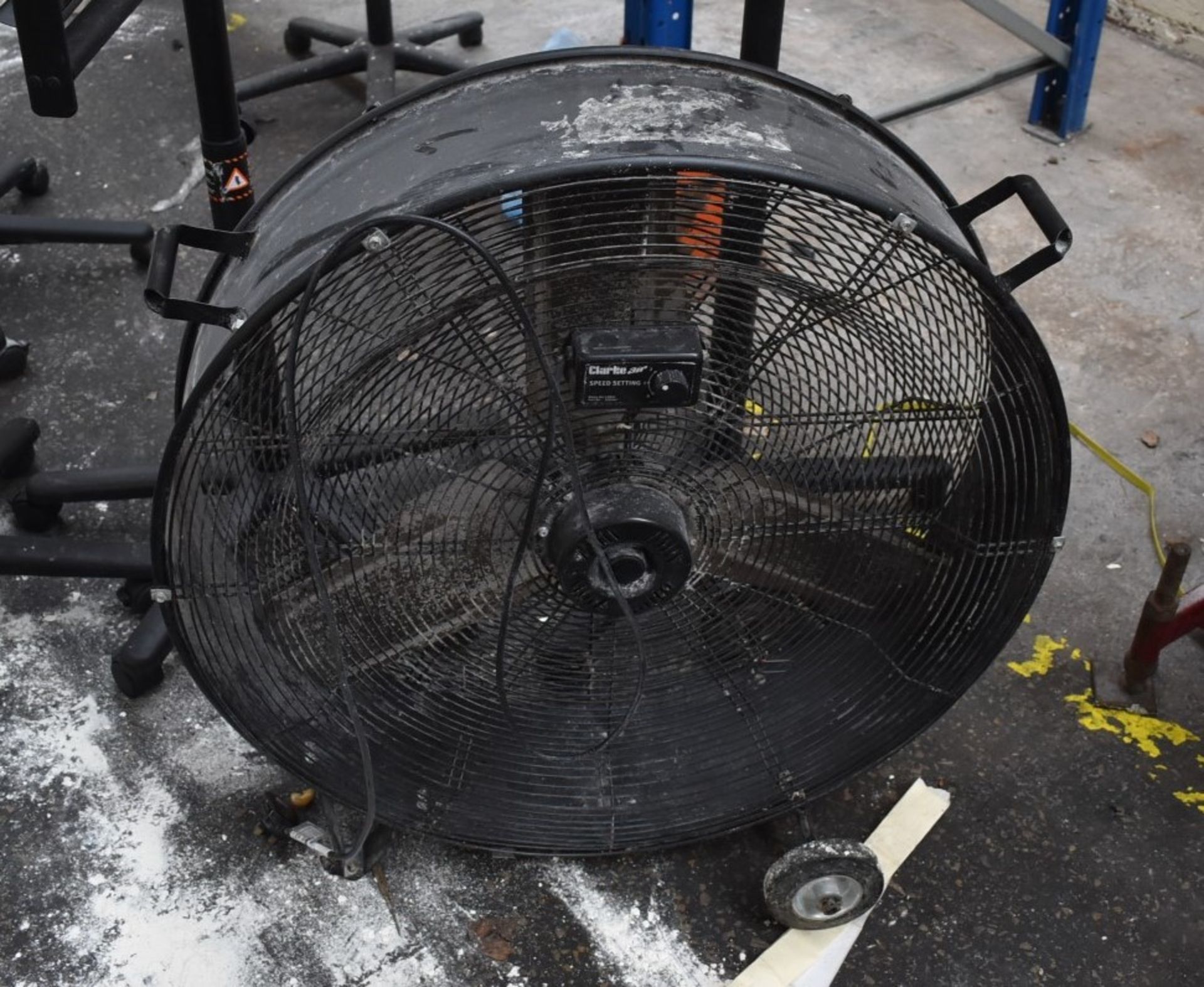 1 x Large Clarke Air Industrial Floor Fan - CL529 - Location: Wakefield WF2 IMPORTANT INFORMATION