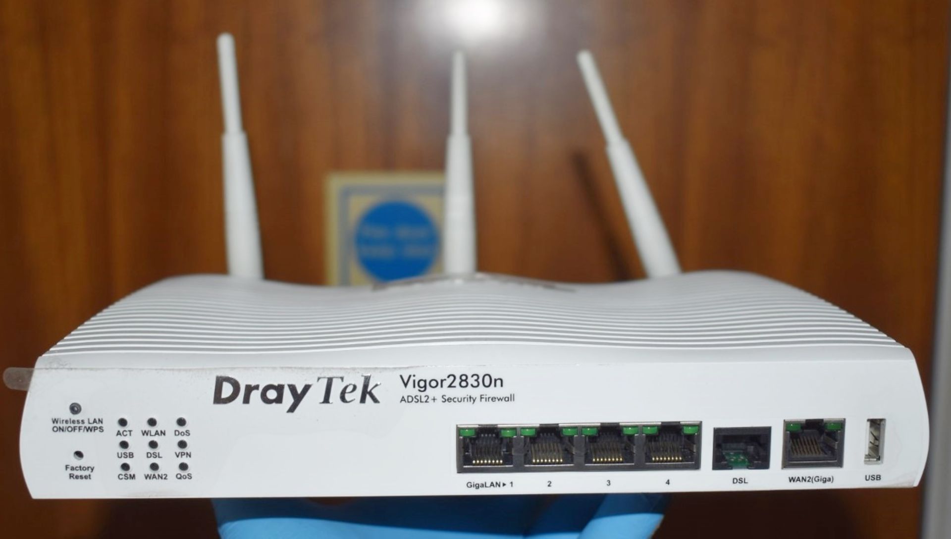 1 x Draytek Vigo 2830n Wireless ADSL2 Security Firewall Router - Ref SR - CL530 - Location: