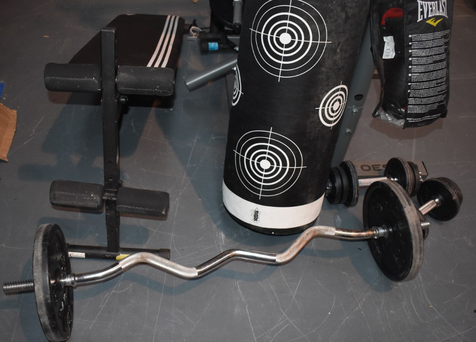 Assorted Collection of Gym Equipment - Includes Btwin 300 Multigym, Adidas Exercise Bench, Various - Image 12 of 14