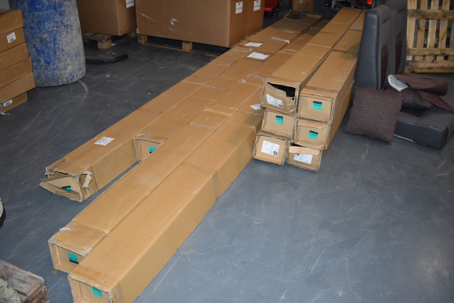 Approx 160 x PolyPlas Flexible Extrusions - Includes 2400mm and 4500mm Strips - New and Unused Stock