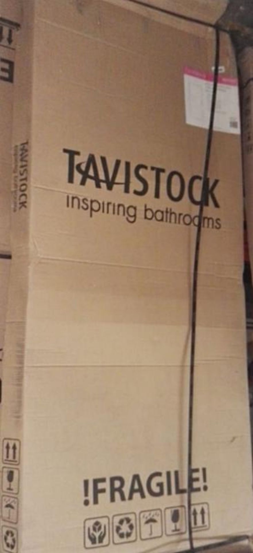 1 x Tavistock 'OXYGEN 8' Shower Door With Chrome Hidges - Dimensions: 760 x 1950mm - Ref: ma359 - Un