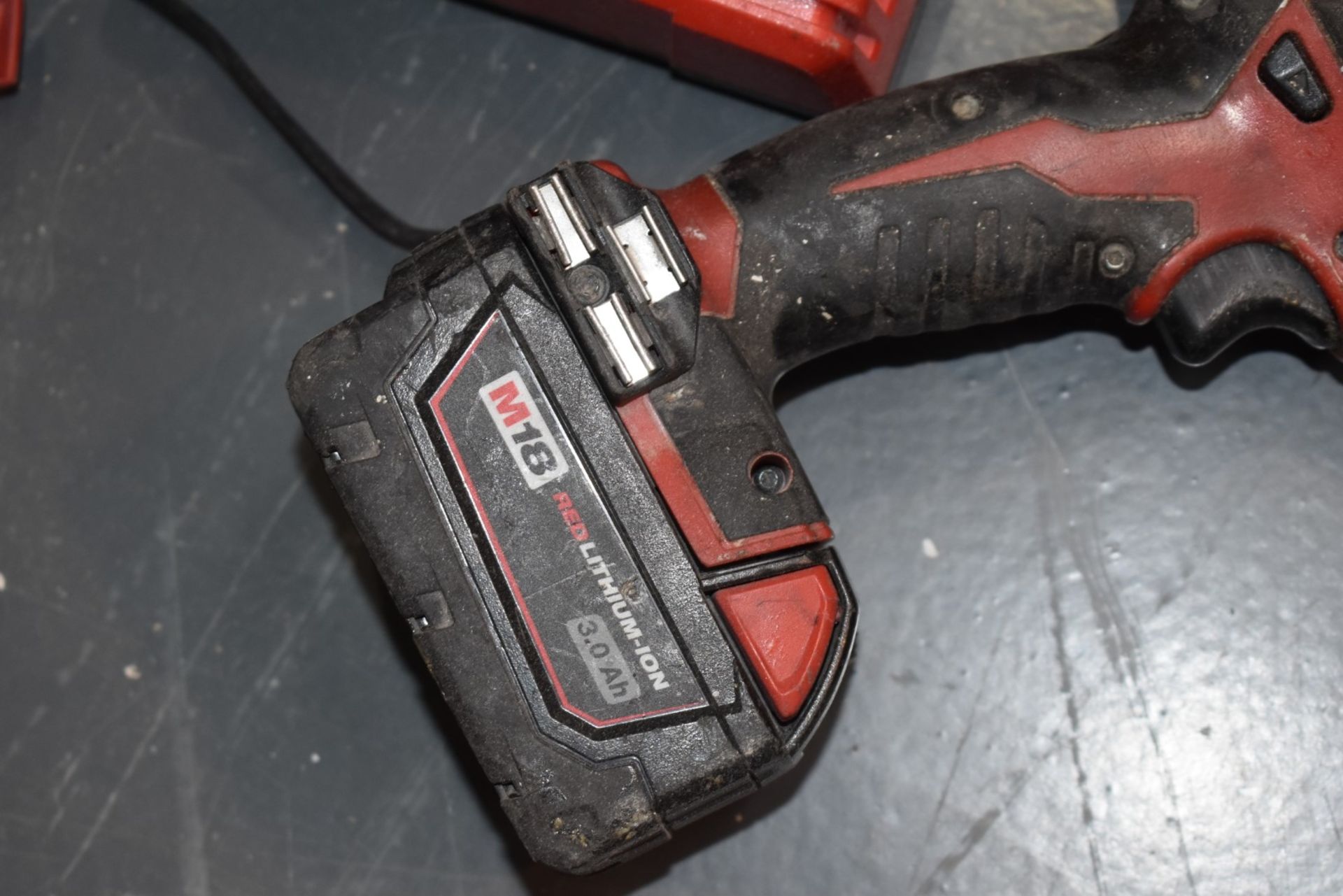 1 x Milwaukee Cordless Heavy Duty Drill Set - Includes 2 x Drills, 2 x Batteries and 1 x Charger - - Image 3 of 7