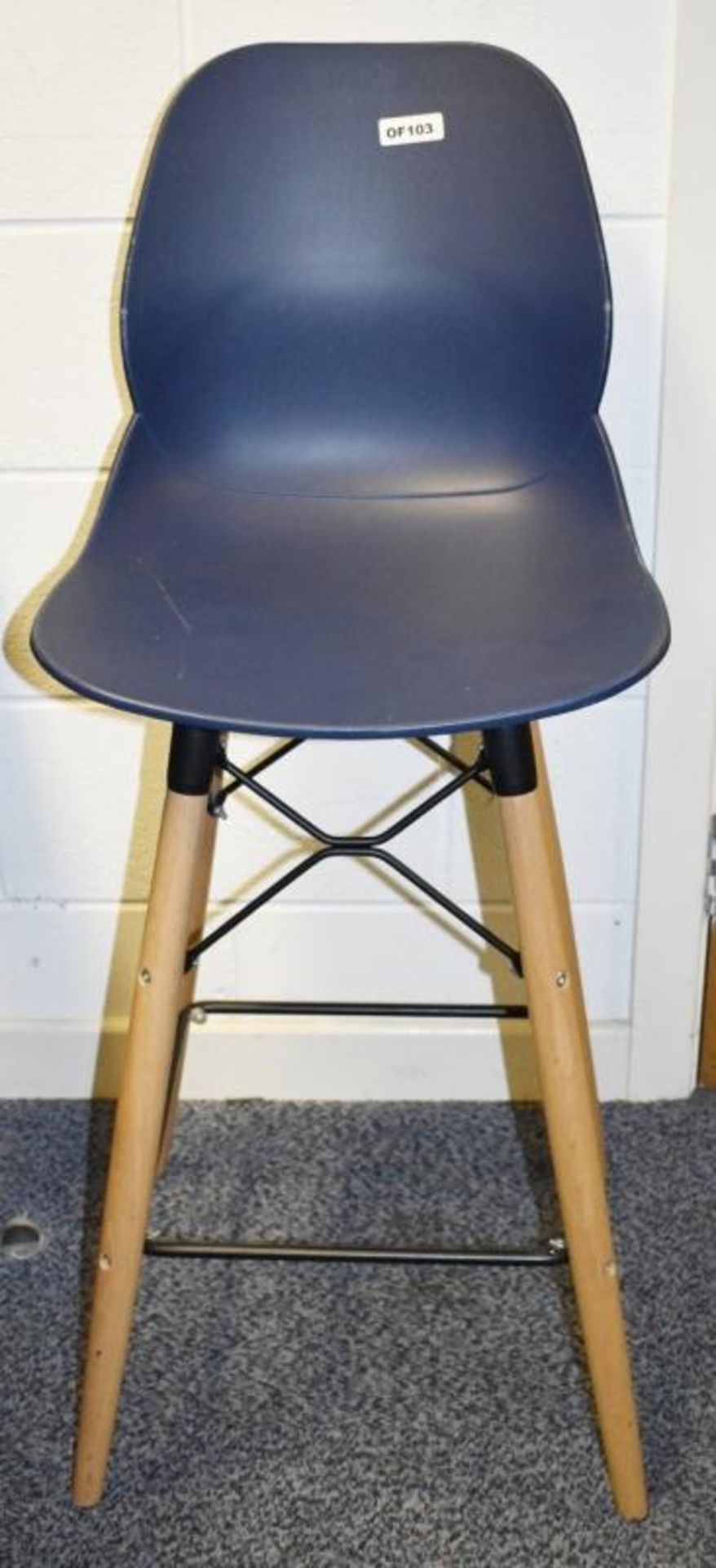 3 x GRESHAM Eames-Style Bar Stools - 3 Colours - Used, Please See Condition Report - CL437 - Locatio - Image 5 of 7