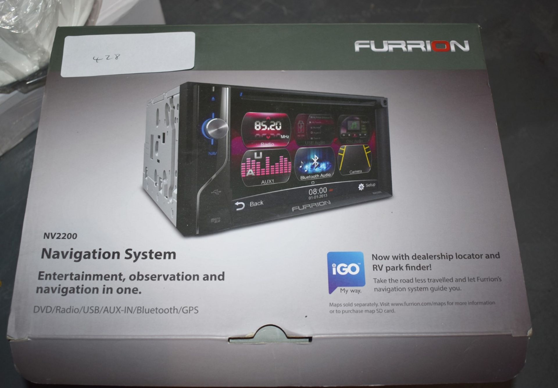 1 x Furrion NV2200 All in One Navigation, Entertainment and Observation System - Supports DVD, - Image 2 of 4