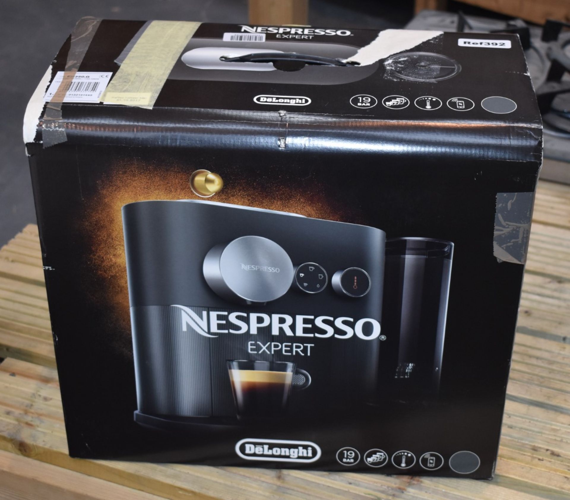 1 x DeLonghi EN350.G Nespresso Coffee Capsule Machine - Used Once - With Original Box and - Image 4 of 8