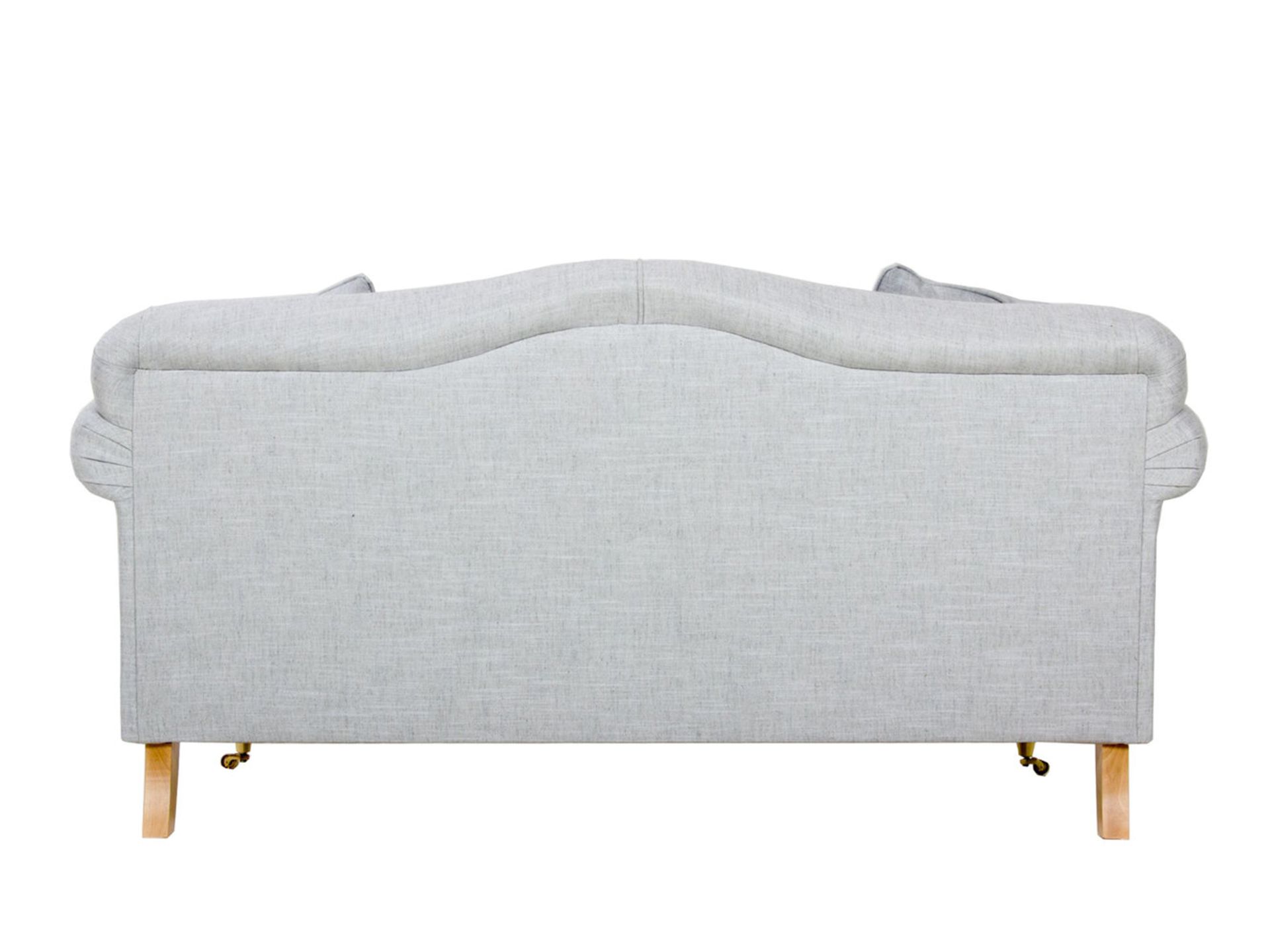 1 x Guilgud Sofa by Brewers Home - Ice White Upholstery - RRP £1,389! - Image 3 of 6