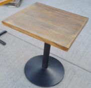 6 x Square Bar Tables - All Feature Matching Tops, With A Variety Of Metal Bases - WH2