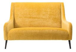 1 x Lauran Golden Sunflower Contemporary Sofa - RRP £1,029!