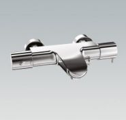 1 x Ideal Standard JADO Jado Glance Thermo Bath/Shower Mixer Valve, Exposed (A5328AA) - Chrome Finis