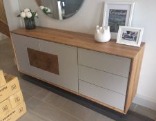 Stylish Wall Hung Wooden Sideboard Unit - 1715 x 420 x 650 (h) mm - CL502 - No VAT on the Hammer -