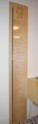 1 x Childrens As Tall As Wooden Height Chart - Approx 6ft Tall - CL489 - Location: Putney, London,