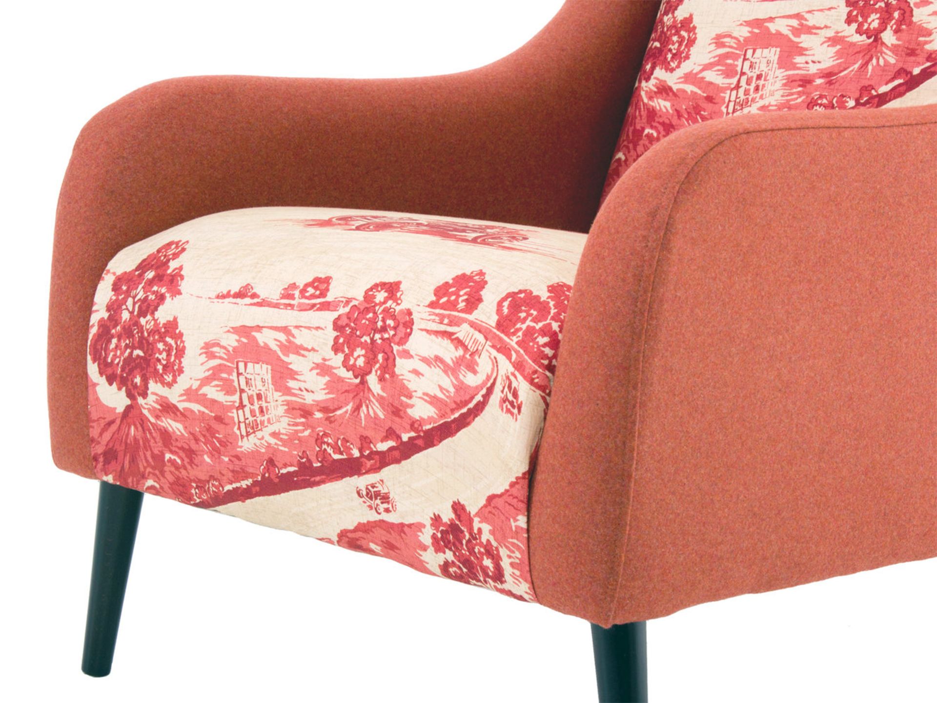 1 x Lauran Armchair Upholstered in Goodwood Race Car Fabric - RRP £779! - Image 3 of 7