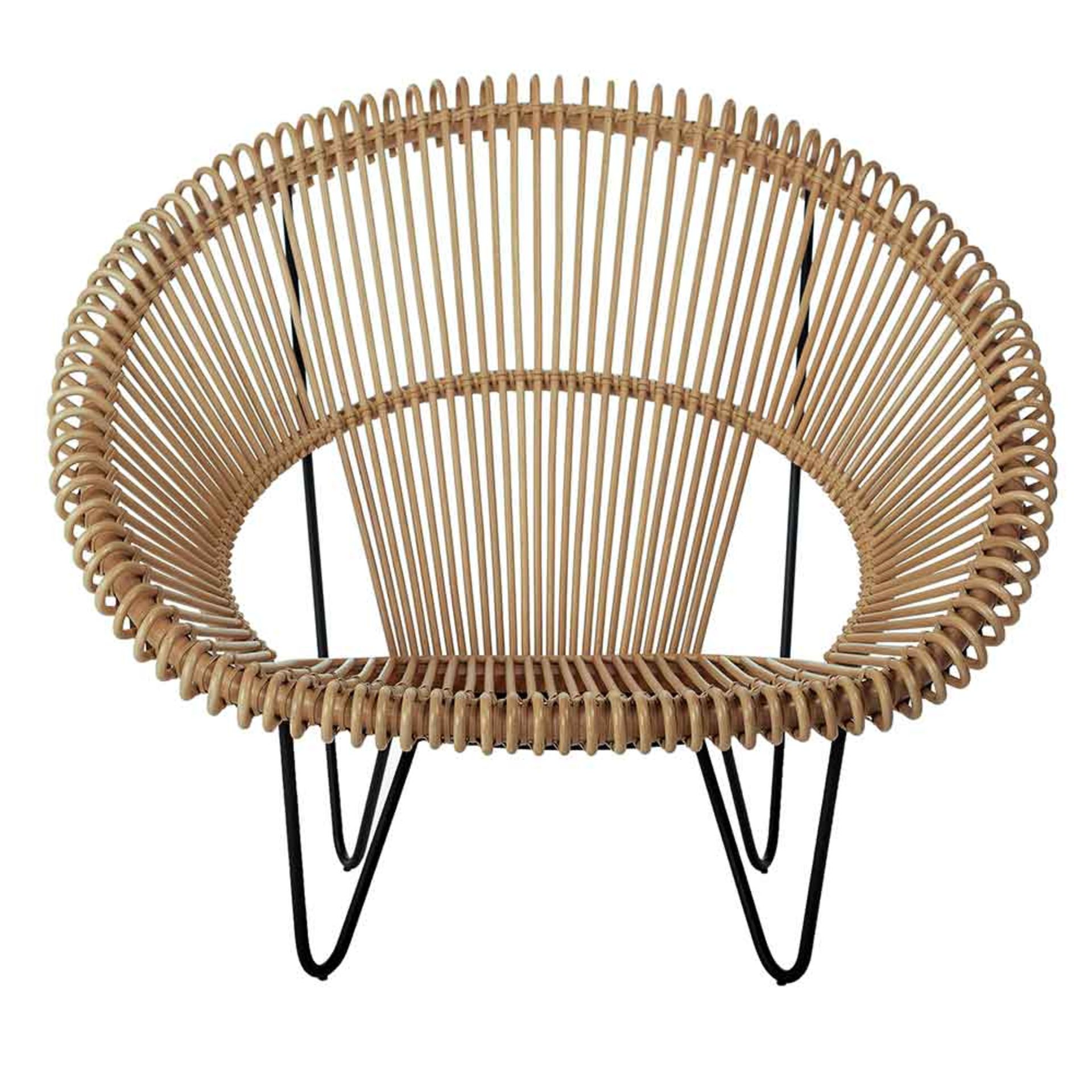 1 x Cruz Cocoon Natural Rattan Tub Chair By Vincent Shepherd - RRP £490! - Image 2 of 4