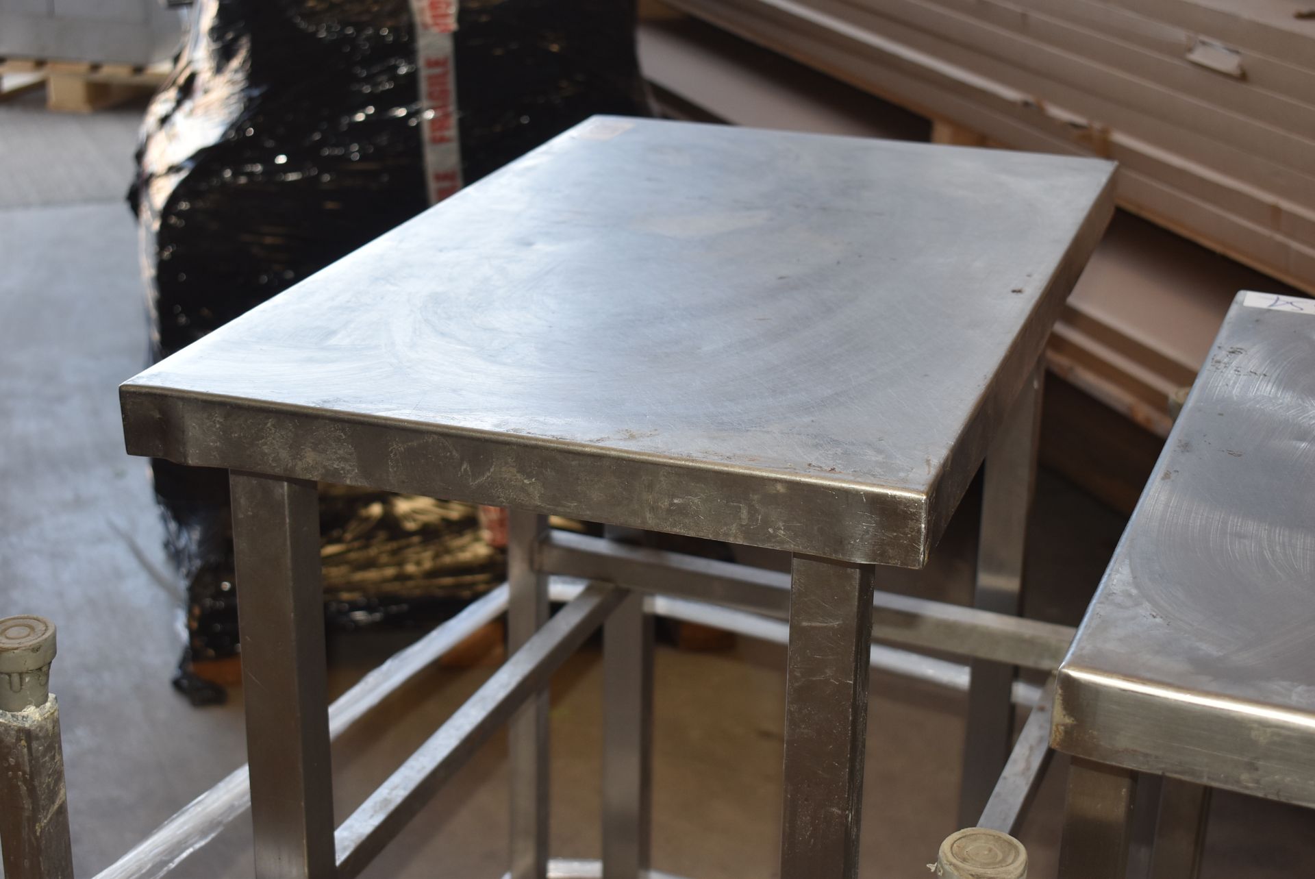 4 x Stainless Steel prep Tables - Sizes Include 46x76cm, 61x61cm and 96x36cm - CL282 - Ref LF272 A4D - Image 5 of 5