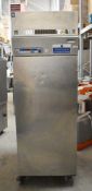 1 x Gram Upright Stainless Steel Pastry Refrigerator - 230v - H200 x W69 x D85 cms - CL232 - Ref