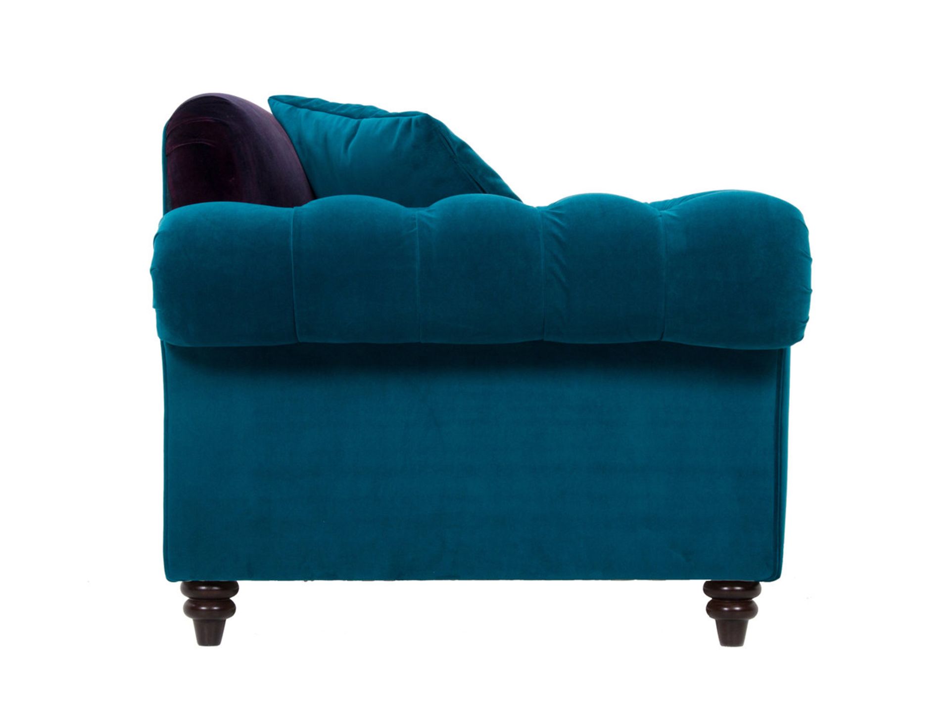 1 x Lytton Mallard Sofa Upholstered in Harlequin Velvet Fabric - RRP £1,259! - Image 6 of 7