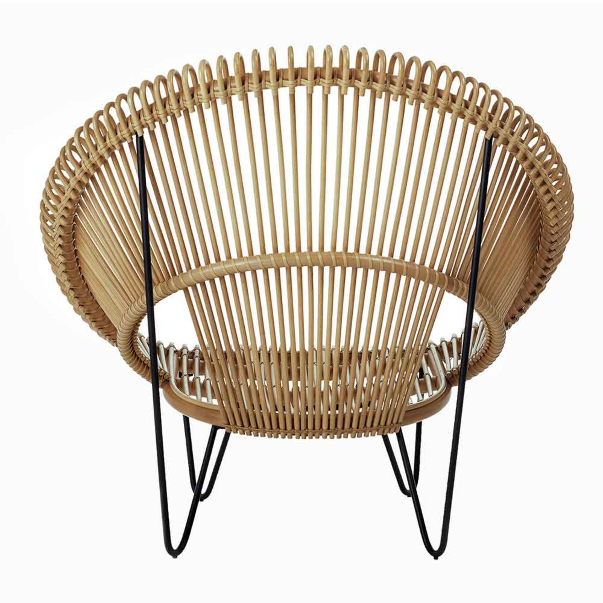 1 x Cruz Cocoon Natural Rattan Tub Chair By Vincent Shepherd - RRP £490! - Image 4 of 4