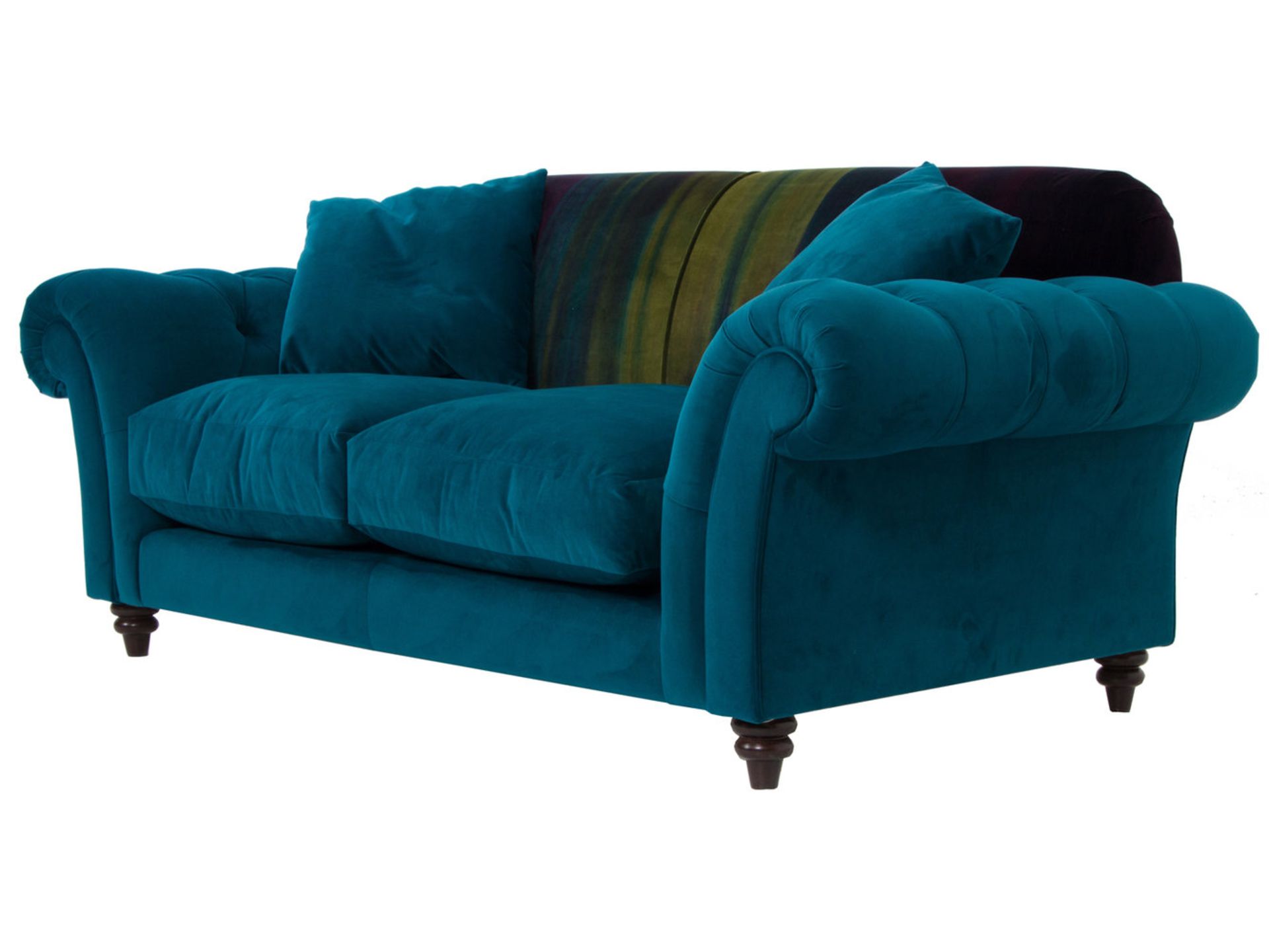 1 x Lytton Mallard Sofa Upholstered in Harlequin Velvet Fabric - RRP £1,259! - Image 5 of 7