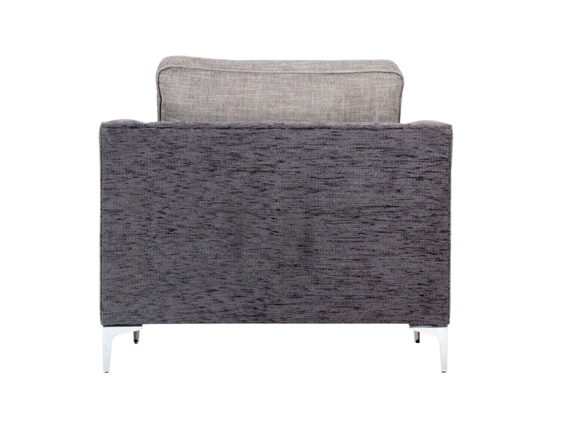 1 x Heyworth Snuggler Chair With Pewter & Cloud Fabric Upholstery - RRP £949! - Image 5 of 5