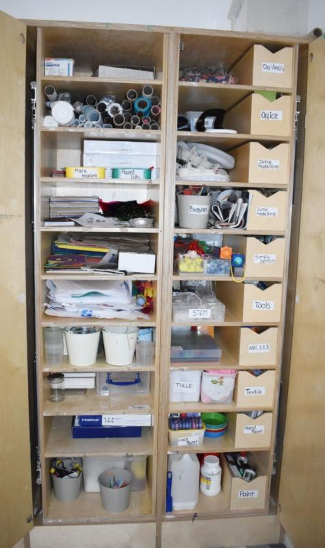 1 x Upright Storage Cupboard and With Internal Shelves and Drawers - CL489 - Location: Putney,