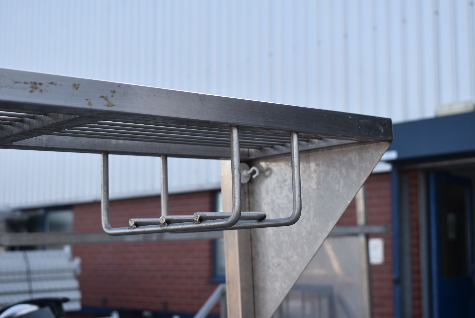 1 x Commercial Wash Unit With Large Rectangular Basin Over a Storage Cupboard, Mixer Taps, Splash - Image 7 of 11