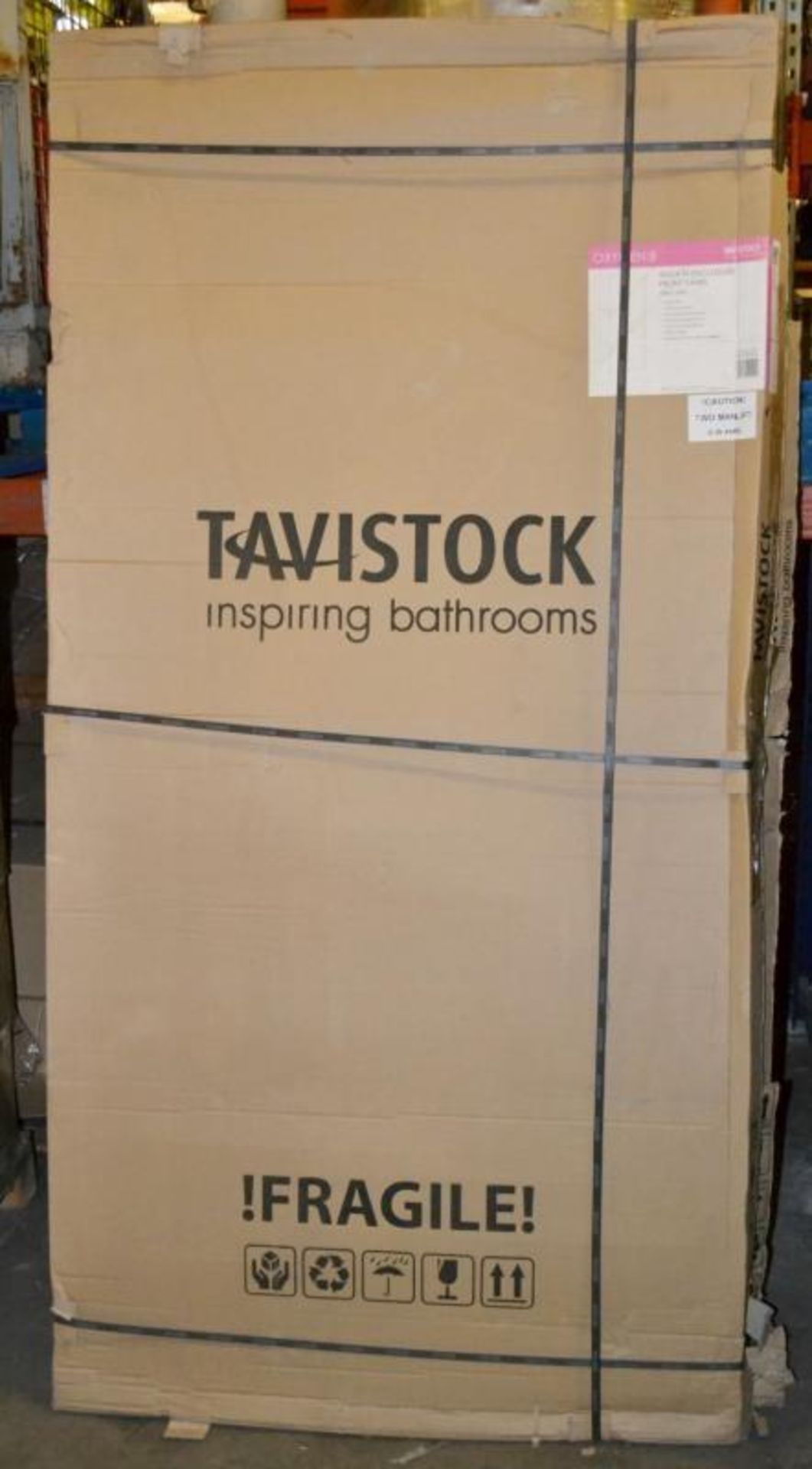 1 x Tavistock Oyxgen8 8mm 900mm Hinged Door Shower Enclosure - Includes Hinged Door and Side Panel
