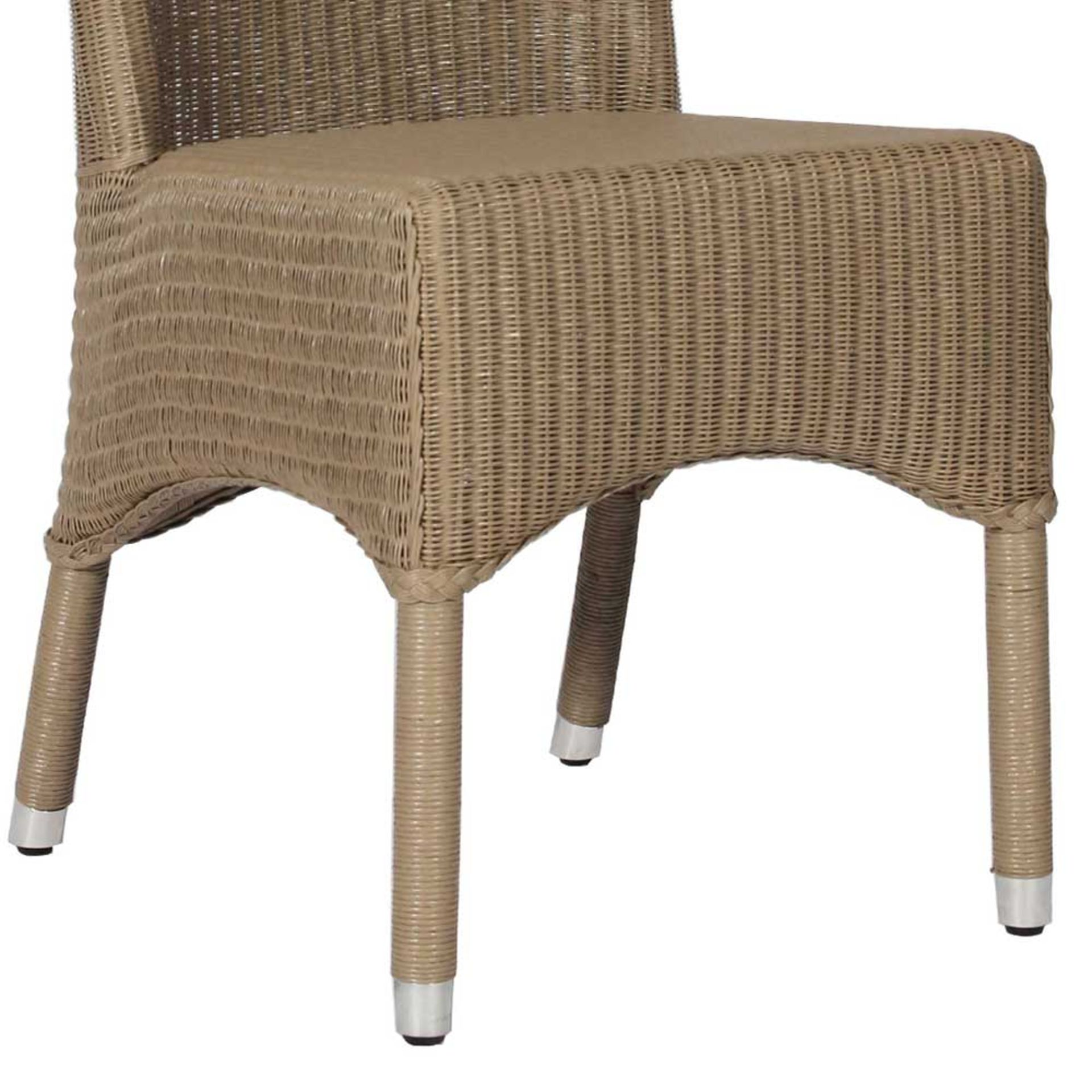 1 x Lloyd Loom Originals Sofia Woven Chair With Taupe Finish - RRP £198! - Image 2 of 3