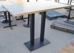 1 x Tall Rectangular Bistro Poser Table - Dimensions: W137 x H112 x D85.5cm - Ref: MT360 - CL999 -
