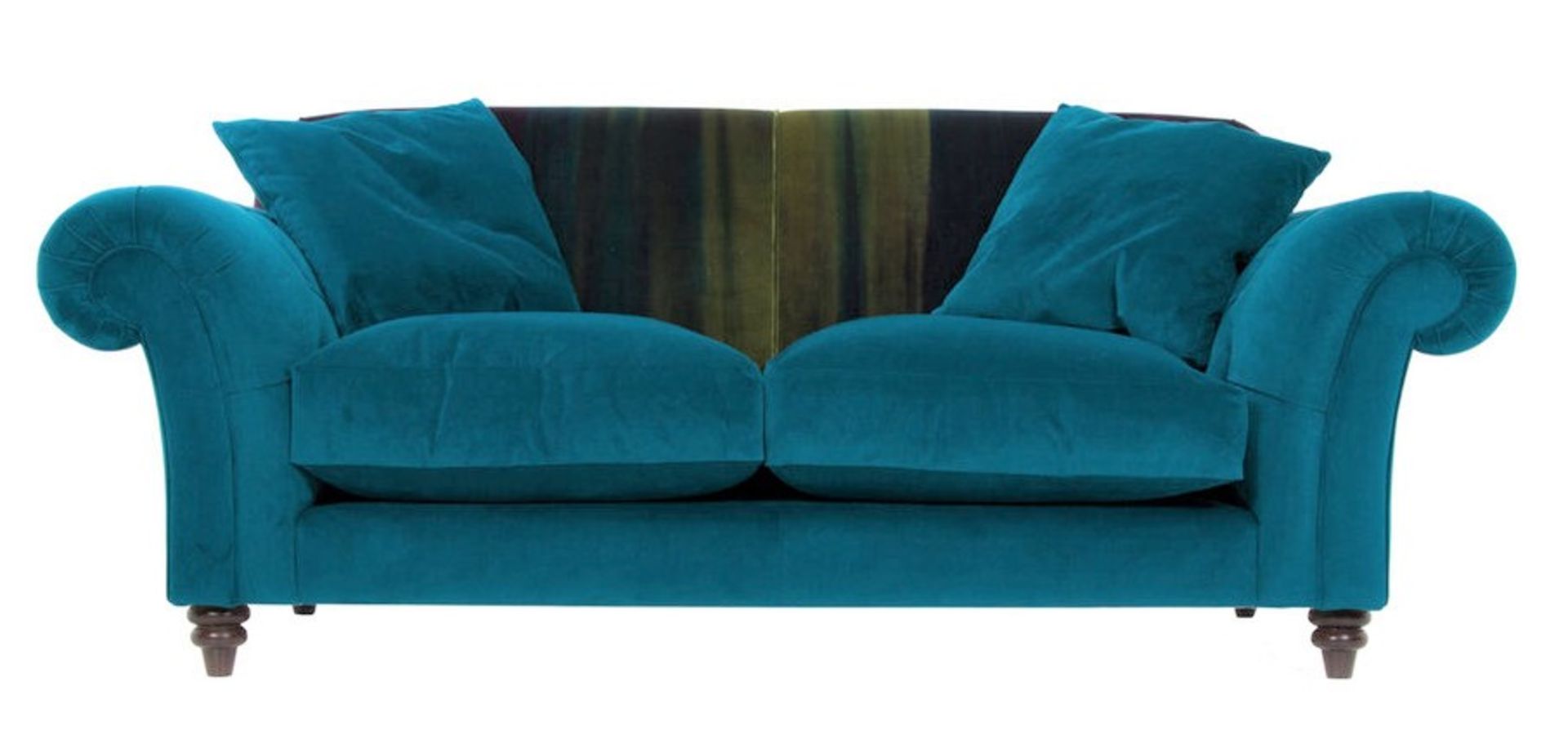1 x Lytton Mallard Sofa Upholstered in Harlequin Velvet Fabric - RRP £1,259!