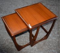 1 x G Plan Retro Nest of Two Tables in Teak - CL011 - Ref VM243 - Location: Altrincham WA14