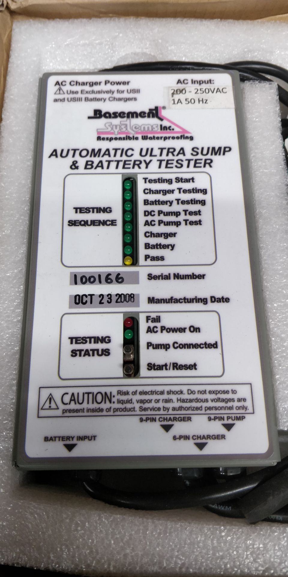 1 x Basement System Automatic Ultra Sump and Battery Tester - Model 92159 - New and Boxed - - Image 6 of 6