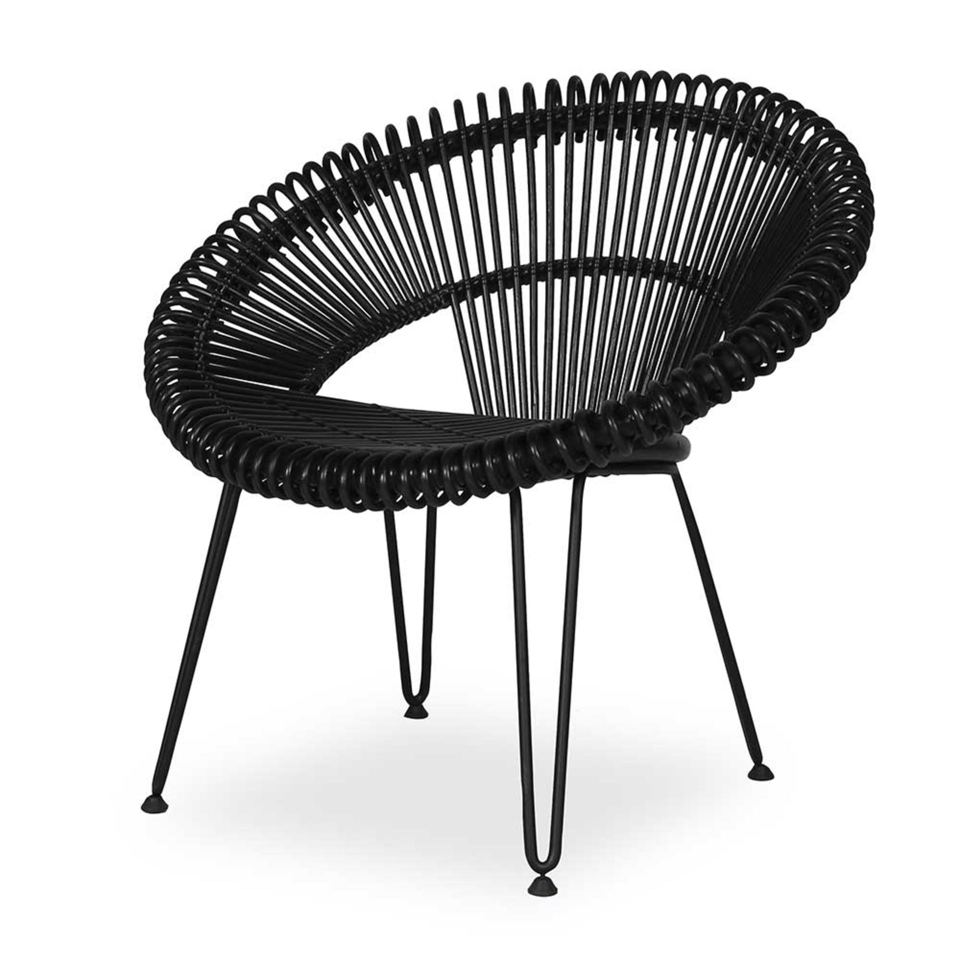 1 x Cruz Lazy Chair in Black By Vincent Shepherd - Perfect For Contemporary Interiors - RRP £375!