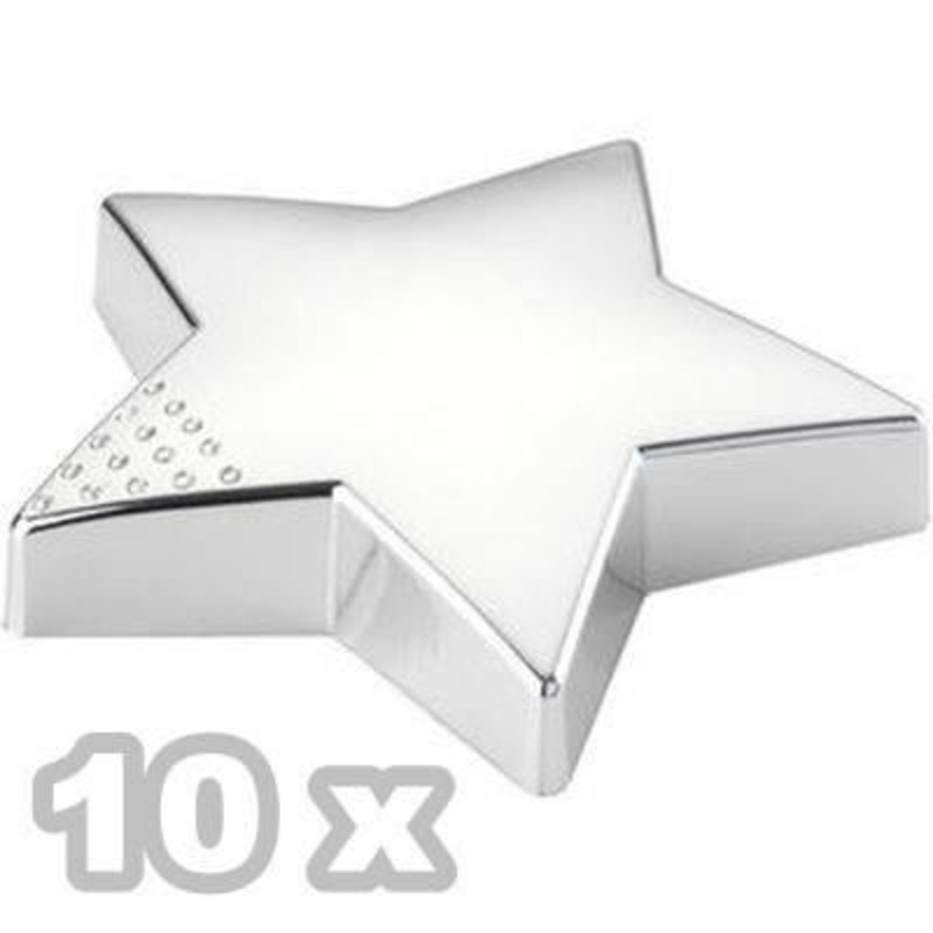 10 x Ice London Luxury Silver-Plated Paperweights - Made With Swarovski Elements - Brand New & Seale