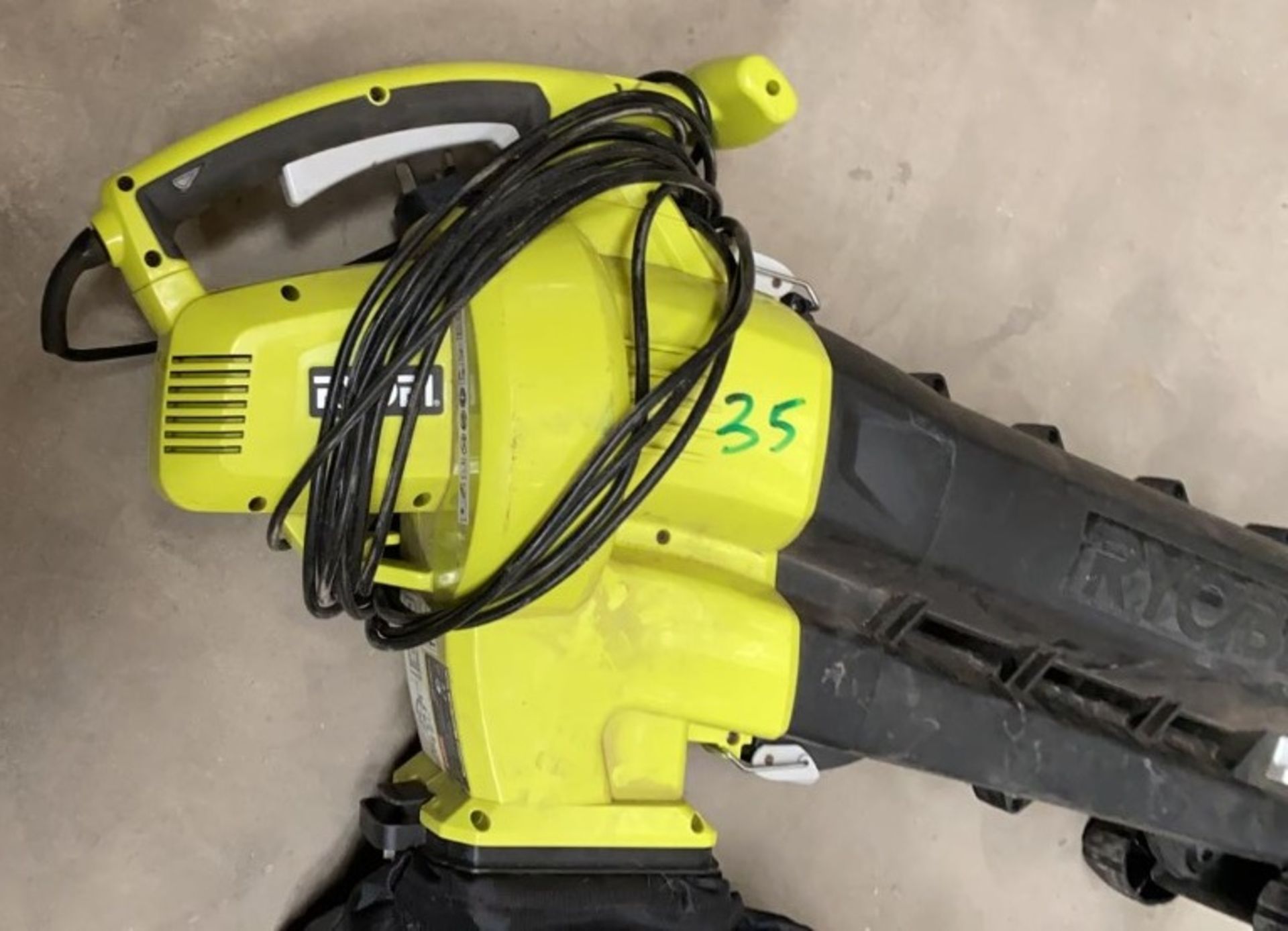 1 x Ryobi Electric Blower - Used, Recently Removed From A Working Site - CL505 - Ref: TL035 - - Image 2 of 4