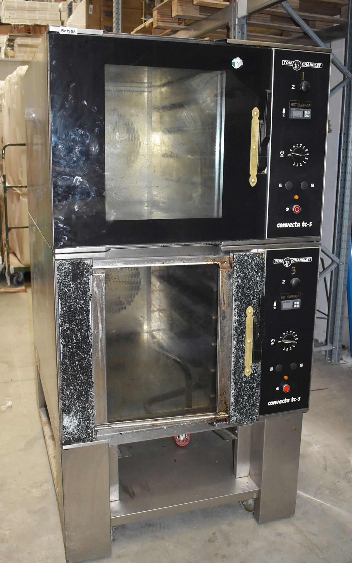 1 x Tom Chandley Double Door Bakey Oven - 3 Phase - Model TC53018 - Removed From Well Known