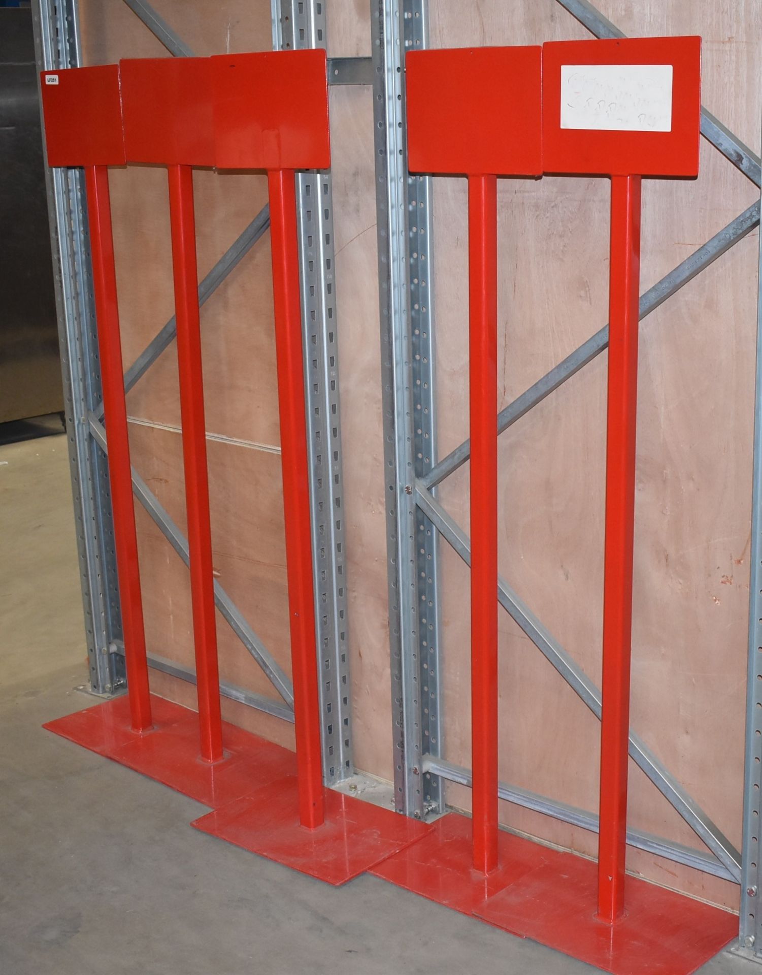 5 x Freestanding Heavy Duty Notice Stands in Red - Ideal For Social Distancing Warning Signs - - Image 6 of 7