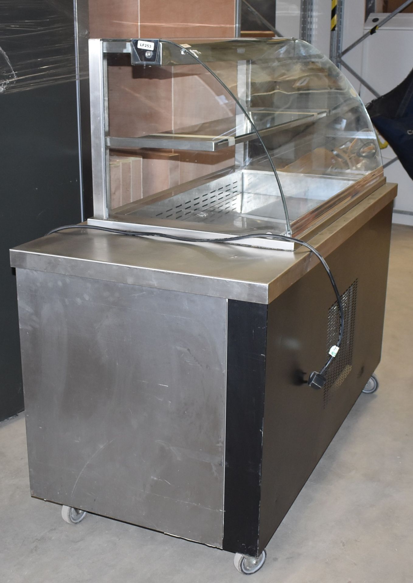 1 x Moffat Refrigerated Display Unit on Castors - Stainless Steel With Glass Display For Cold - Image 5 of 14