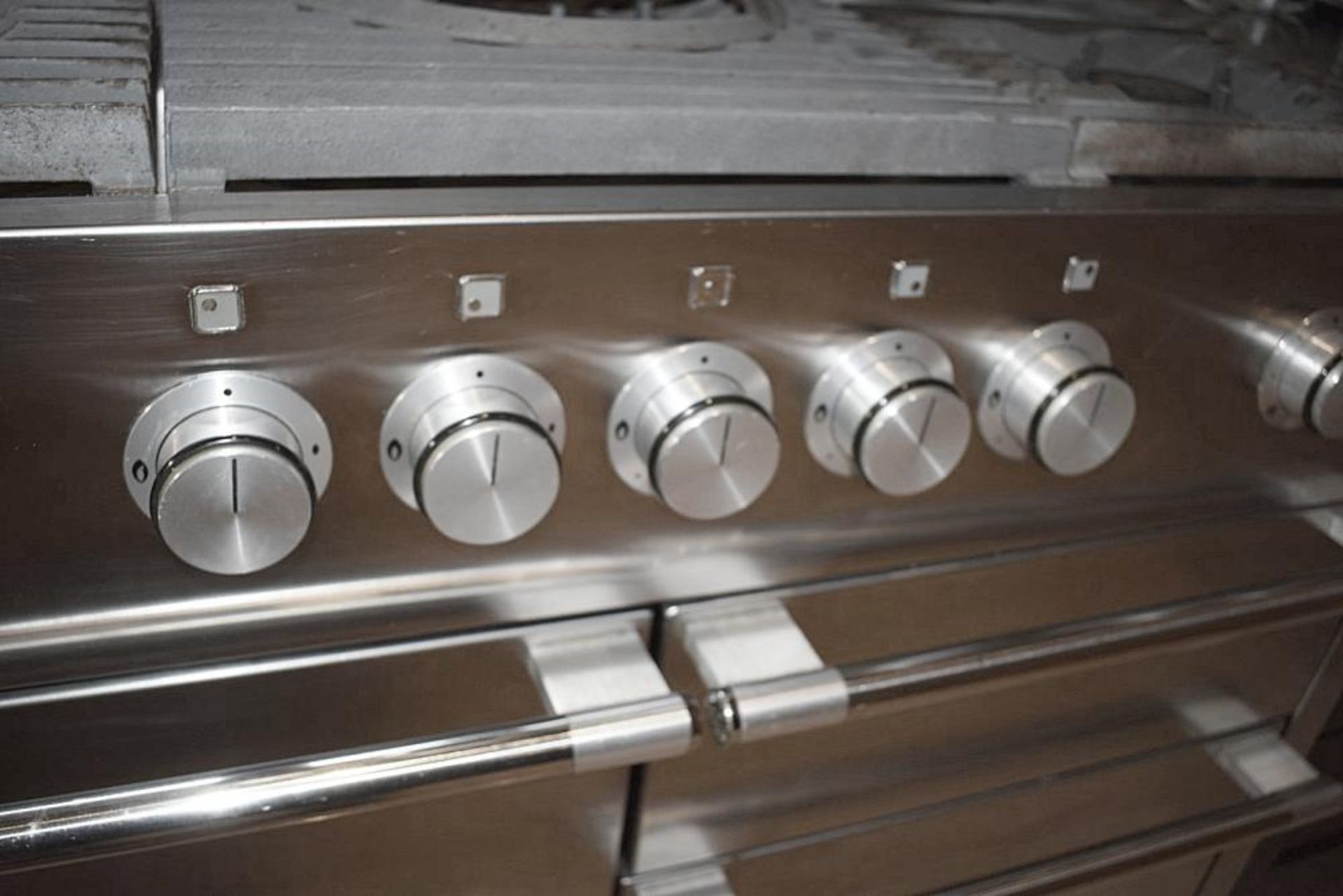 1 x MERCURY Duel Fuel 5-Burner Range Cooker In Stainless Steel - Dimensions (approx): W109 x D65 x H - Image 10 of 10