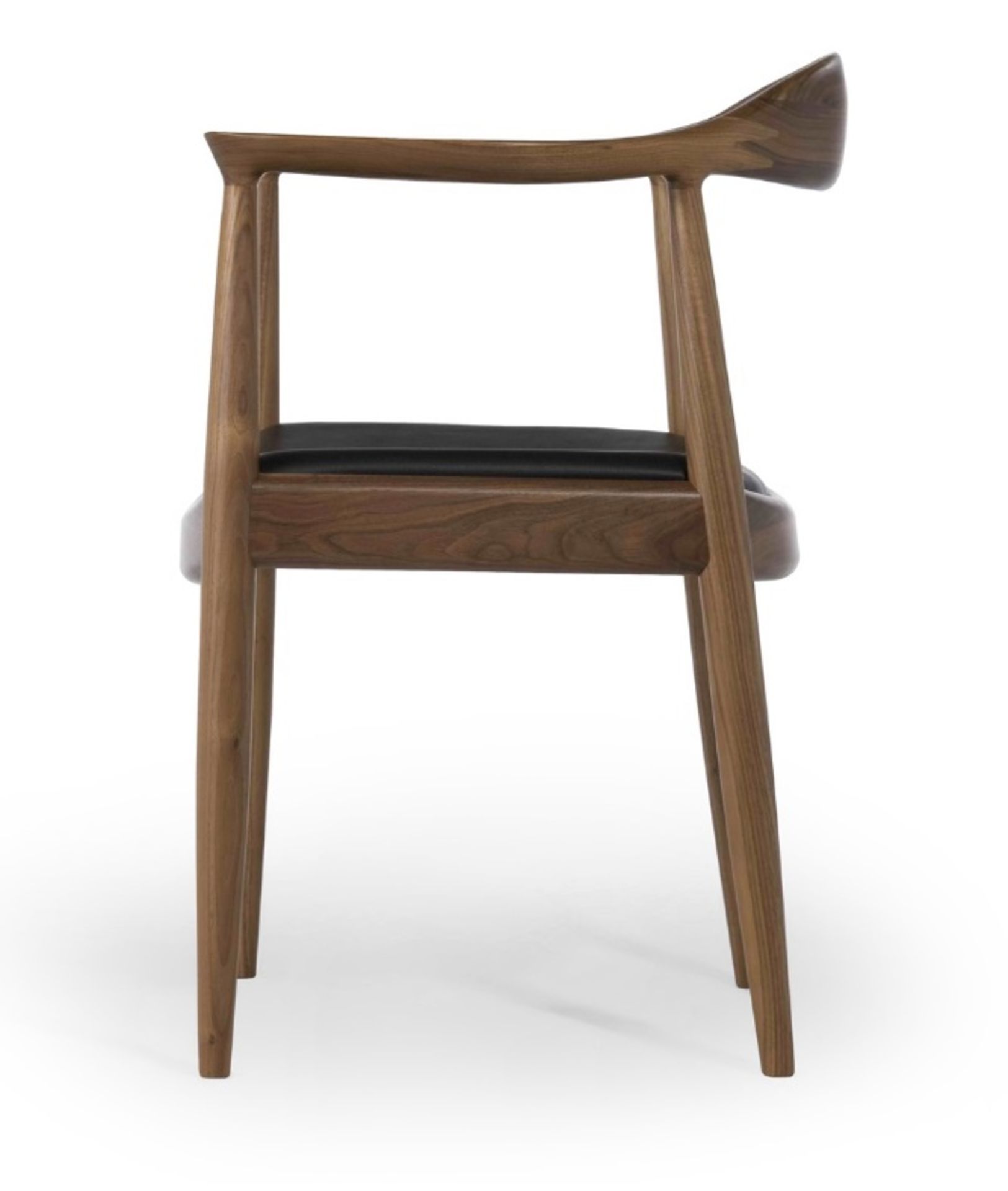 4 x Hans-j Wegner Inspired Dining Chairs In Walnut - New & Boxed- CL508 - Location: Altrincham WA14 - Image 5 of 5